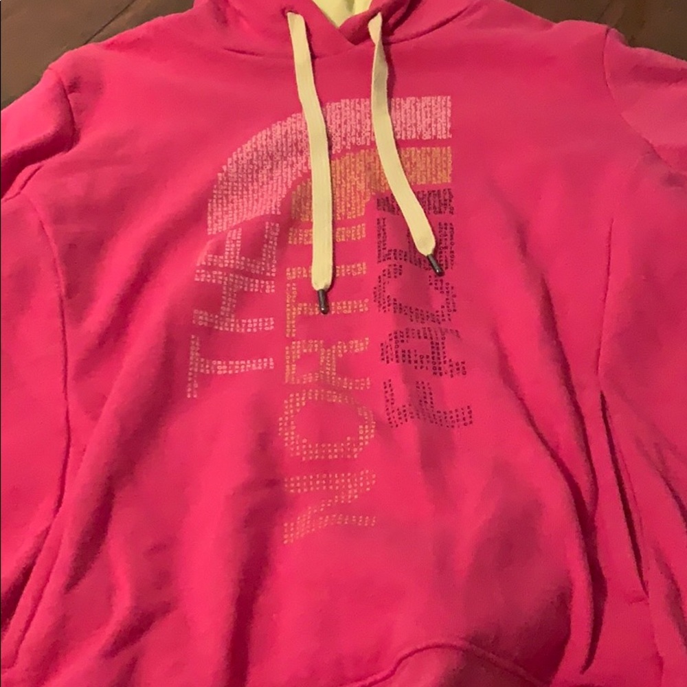 The North Face sweatshirt
